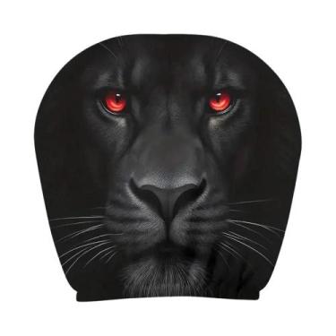 Imagem de Capa De Apoio De Cabeça Dupla Face Pantera Negra 2 Peças Almofada De P