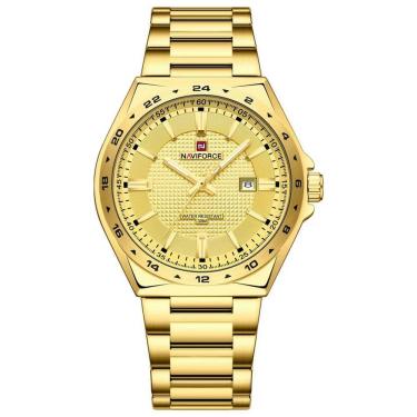 Imagem de Relógio de Quartzo Masculino Pulseira de Aço Inoxidável 3ATM