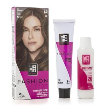 Imagem de Coloração Yamá Beauty Care Mini Kit Fashion Color 7.0 - Yama Expert