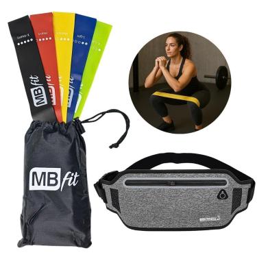 Imagem de Combo Pochete Slim Impermeável+ Elastico Superband Theraband-Unissex