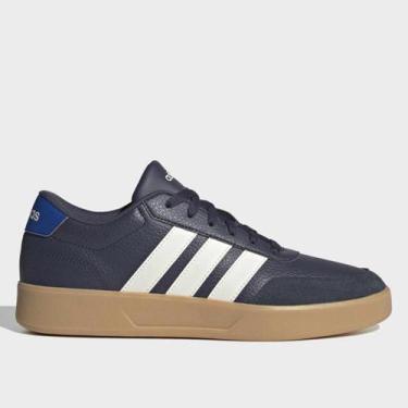Imagem de Tênis Adidas Breaknet 3.0, Preto, Branco, 35