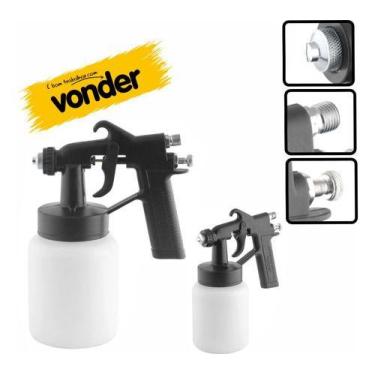 Imagem de Pistola para pintura com caneca plástica ar direto PDV90 VONDER