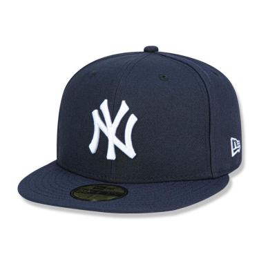 Imagem de BONÉ 59FIFTY NEW YORK YANKEES MLB MARINHO NEW ERA FECHADO-Masculino