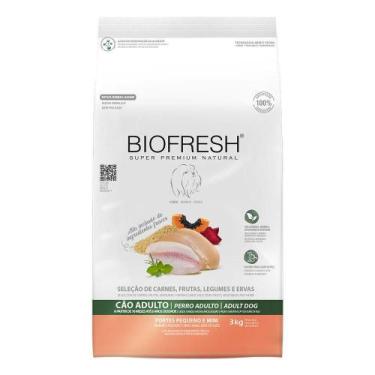 Imagem de Ração Biofresh Premium Cão Adulto Pequeno Mix De Carne 3Kg - Brf