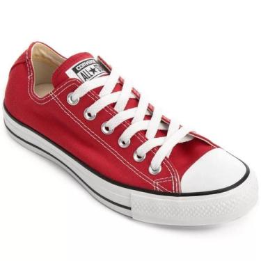 Imagem de Tênis All Casual Tradicional CT Star Masculino Feminino, Vermelho, 38