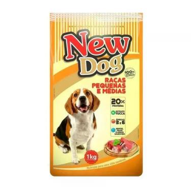 Imagem de Ração NEW DOG para Cães Raças Pequenas Pacote 1kg