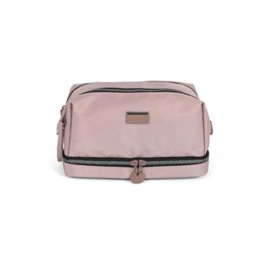 Imagem de Necessaire Feminina Com Dois Compartimentos Gash, Nude, Único