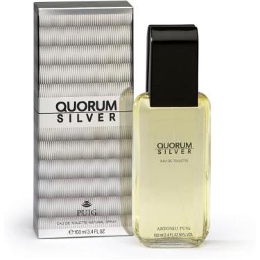Imagem de Perfume Antonio Puig Quorum Silver Masculino 100ml - Original - Novo