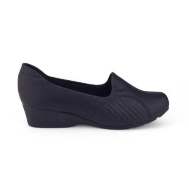Imagem de Sapato Feminino Modare 7014.229 Anabela, 37, Preto
