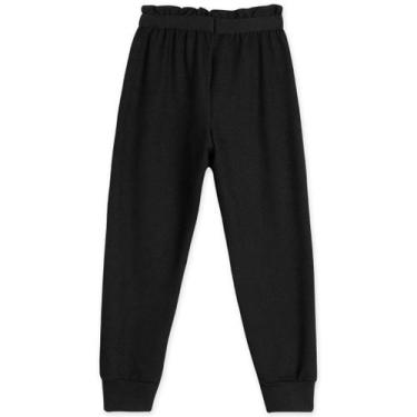 Imagem de Calça Tricot Modelagem Soltinha Menina Preto Marisol, 6, Preto
