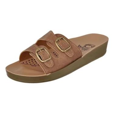Imagem de Chinelo Papete Feet-Life Doctor Light Ortopédico 2 Fivelas Puro Confor