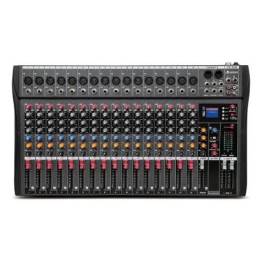 Imagem de Mesa de Som VEDO VDA216L USB / Bluetooth / Interface - 16 Canais