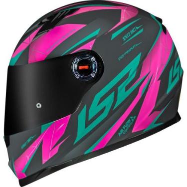 Imagem de Capacete LS2 FF358 Draze, Cinza/Rosa, 62