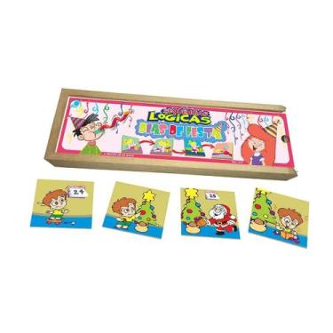 Imagem de Brinquedo Educativo Sequencia Logica Dias de Festa em Mdf - Simque