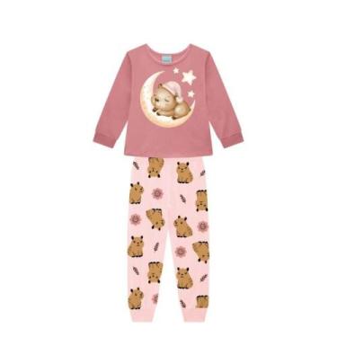 Imagem de Pijama Menina Lua Capivara Brilha Kyly, 10