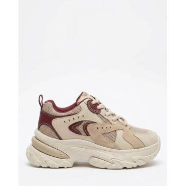 Imagem de Tênis Creme Feminino Ramarim Conforto 2671103 Tamanho:35Cor:Branco-Cre