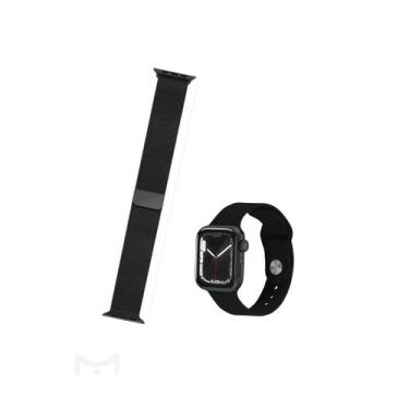 Imagem de Pulseira De Metal Para Smartwatch (sw-98) Psw-98 Maketech., Cinza