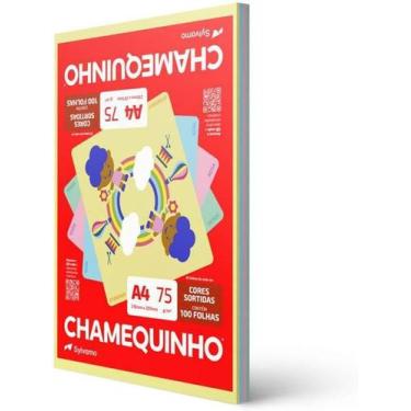 Imagem de Papel Sulfite Chamequinho A4 Colorido 75g - Chamex