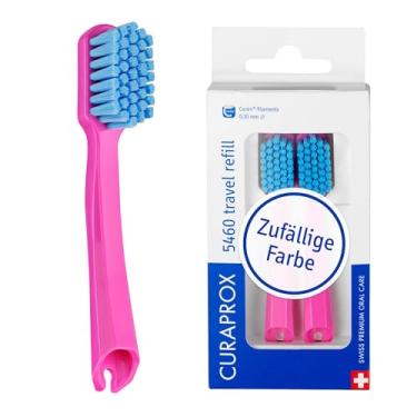 Imagem de Escova de Dente Curaprox Refil Travel Set CS 5460 Ultra Macia - Escova para Viagem - 2 Unidades - Cores Sortidas