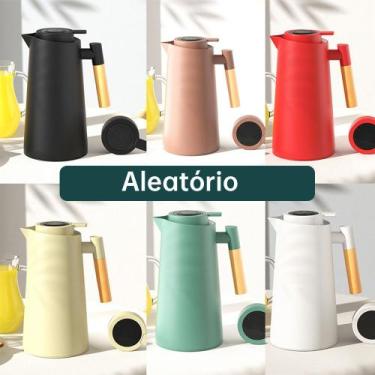Imagem de Garrafa Térmica de água 1 Litro Com Termômetro Led Para Chás / Café De
