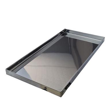 Imagem de BANDEJA CANTO LISO 20x2x40CM INOX BANDEJA PADARIA - NEWPAN