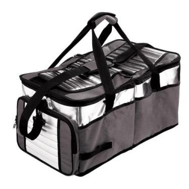 Imagem de Ice Cooler 48 Litros 2 Divisórias Bolsa Térmica Mor 3623 Cinza