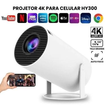 Imagem de Projetor 4K Ultra HD Portátil 150 Polegadas HDMI, Wifi, HY300 Magcubic