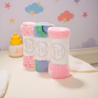 Imagem de Manta Cobertor s/ Viés Bebe Infantil Microfibra Antialérgico Cobertor 