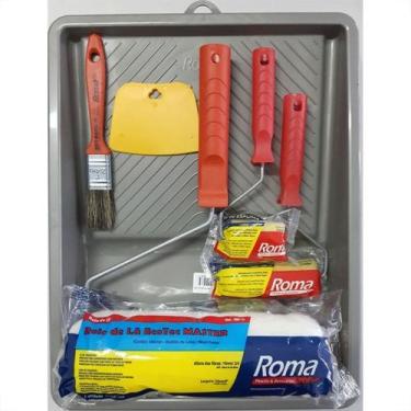 Imagem de Kit Pintura Roma Flex Com 7Pecas 665 02 - ROMA PINCEIS