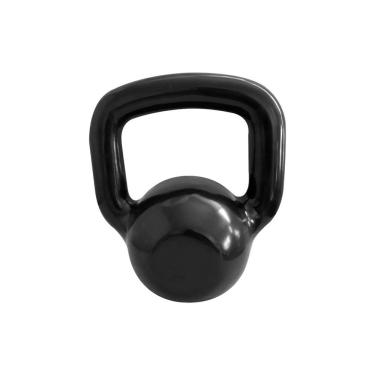 Imagem de Kettlebell Emborrachado 10 Kg Fundidos De Minas - Preto