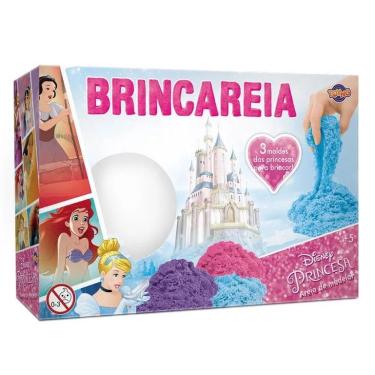 Imagem de Kit Areia de Brincar 3 Moldes Princesas Disney - Toyng