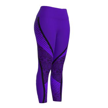 Imagem de Calça Legging Fitness de Compressão Termica Feminina - F 71 - Roxo