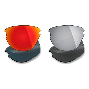 Imagem de 2 pares de lentes polarizadas de substituição da Mryok para óculos de sol Oakley Frogskins Lite – Opções