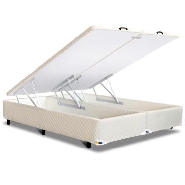 Imagem de Base Box para Colchão Queen Size Itaflex Universal com Baú 40,5x158x198 cm