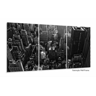 Imagem de Quadro Decorativo Nova York Preto e Branco Prédios