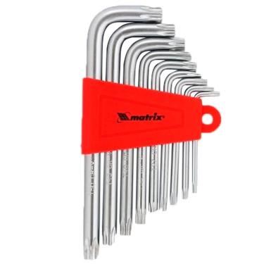 Imagem de Jogo De Chave Torx Com 9 Peças - T10 a T50 - CRV - MTX