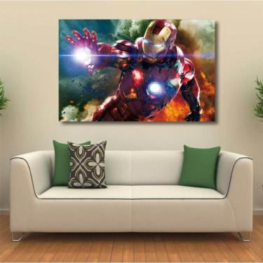 Imagem de Quadro decorativo Homem de Ferro Artístico - Tela em Tecido 3