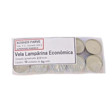 Imagem de Refil De Velas De Lamparina Shabat Parve 10 Und Kosher 2,5 HORAS