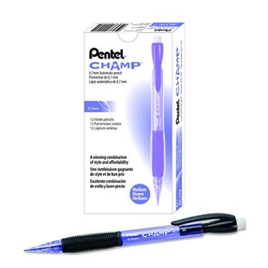Imagem de Pentel Lapiseira CHAMP, (0,7 mm), barril violeta, caixa com 12 (AL17V)