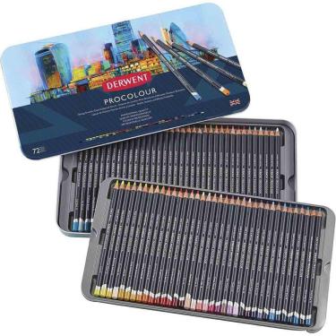 Imagem de Lapis De Cor Derwent Procolour Com 72 Cores