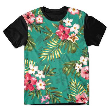 Imagem de Camiseta As Braba Masculina Flores Full Print