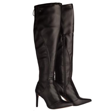 Imagem de Bota Feminina Tanara Over Salto Fino Preto - 39