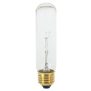 Imagem de Satco S3702 40 Watt T10 incandescente, transparente, base média, 120 volts (pacote com 9)