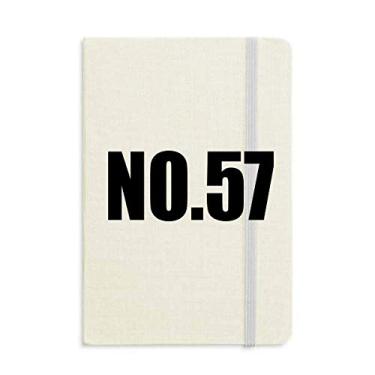 Imagem de Lucky No.57 Número Nome Notebook Capa Rígida Diário Clássico A5 Presente