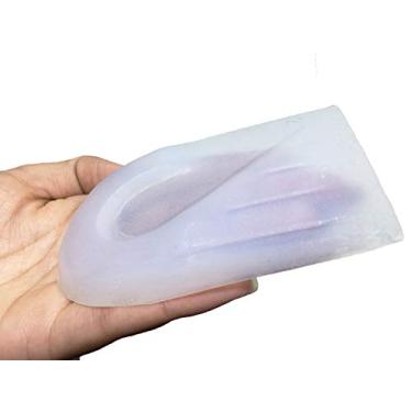 Imagem de Impec Calcanheira Para Esporao De Calcaneo De Silicone Branco M (39-44) Pacote De 2