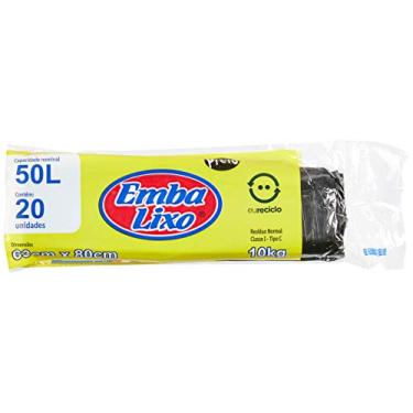 Imagem de Embalixo Saco Lixo Eu Reciclo 50 Litros Preto