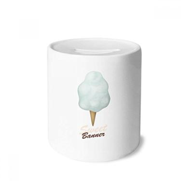 Imagem de DIYthinker Enorme sorvete com casquinha de ovo sorvete caixa para dinheiro caixa de cerâmica porta-moedas presente