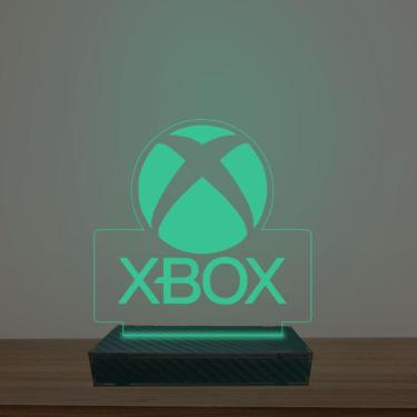 Imagem de Luminária Led 3d Xbox Abajur Luxo