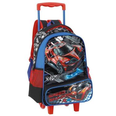 Imagem de Mochilete Escolar C- Alças Speed Shadow - Cbfs-8704a - Fuseco - Azul-vermelho