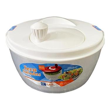 Imagem de Centrífuga De Salada Secador Verduras Manual SELLNEEDS (Branco)